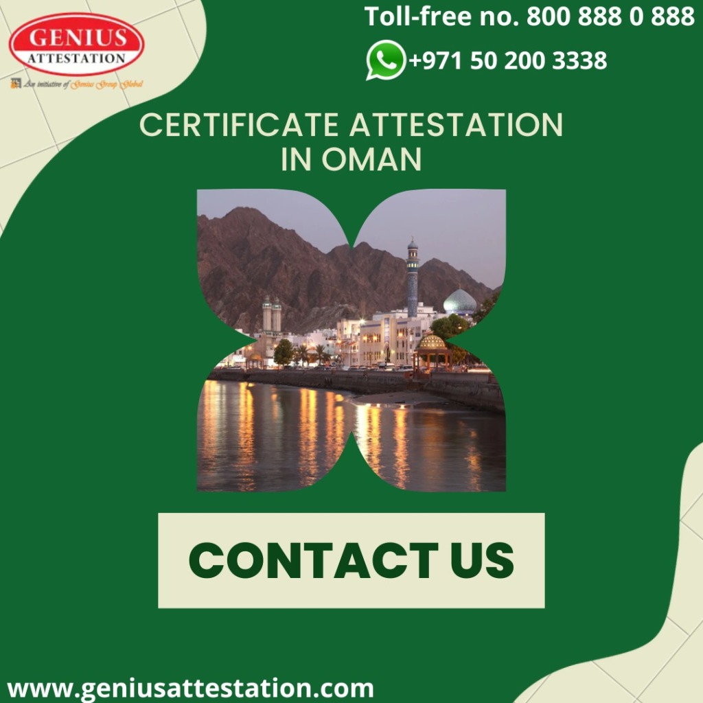Certificate Attestation in Oman
